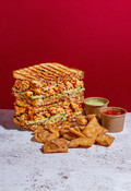 Chilli Chicken Grilled Sandwich