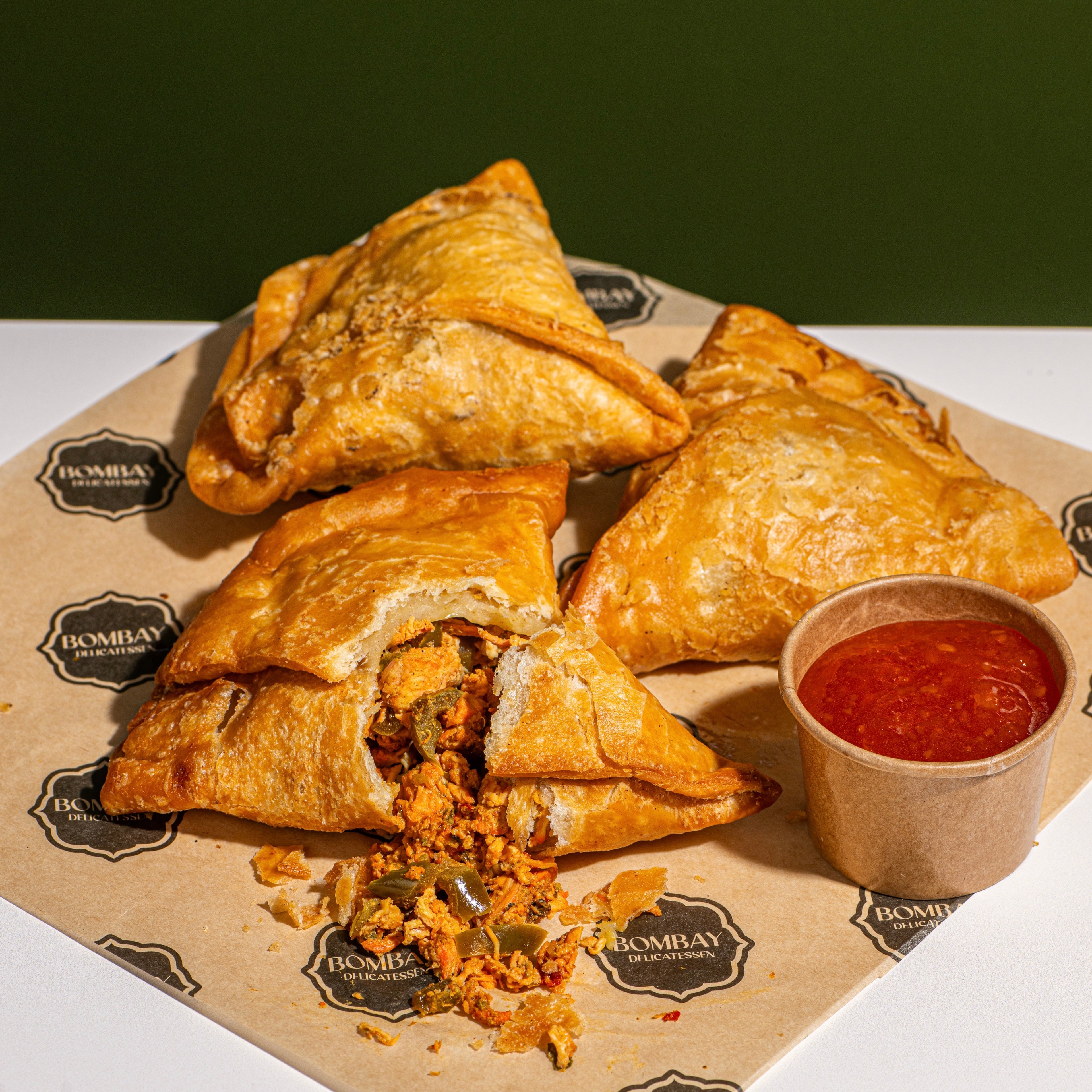 Buffalo Chicken Tikka Somosa